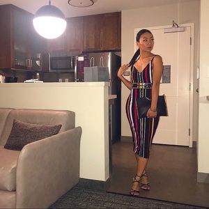 2 piece bodysuit and matching skirt